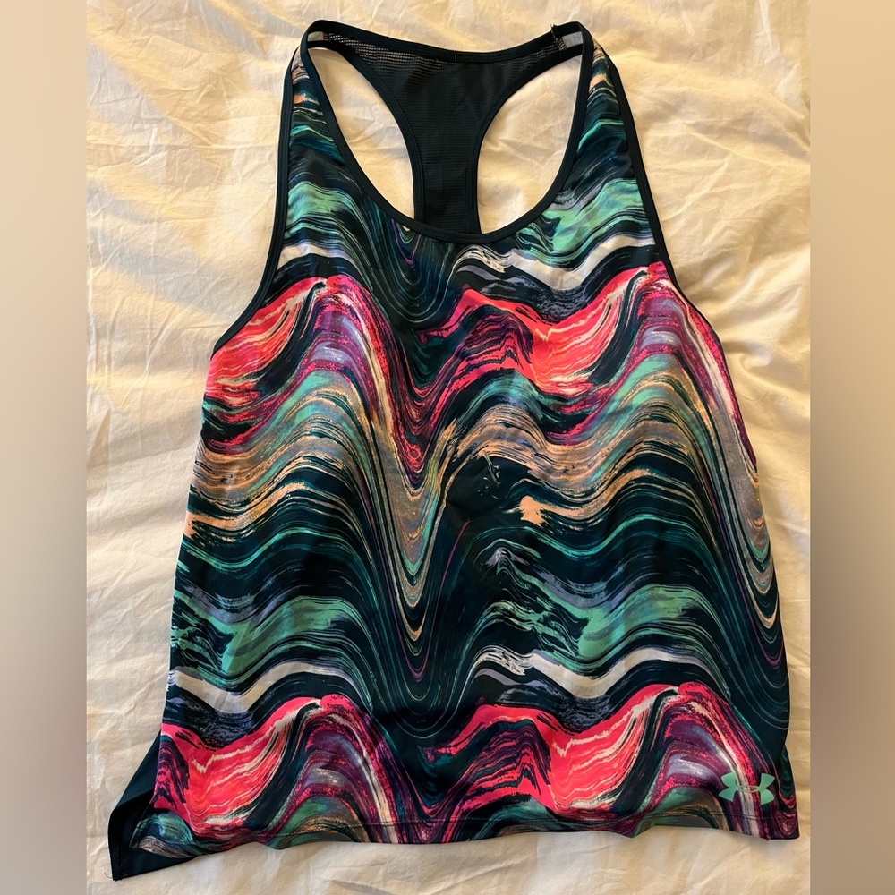 Women’s multicolor Under Armour workout top